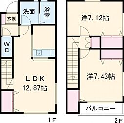 カサーレ西川田D棟 105