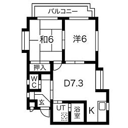 シャンピア花池 2D