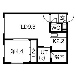 Mia moglie Shinsapporo(ミアモリエ新札幌) 202