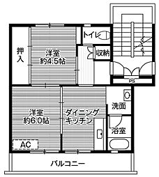 ビレッジハウス臼田第二2号棟 0205