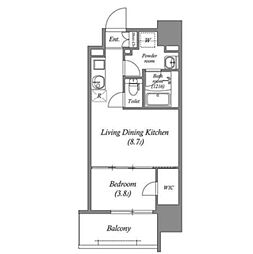 エル・セレーノ天満橋 804