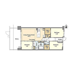 ドゥーエ町屋 102