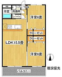 ピースタウン　メゾン・フルーブ 2B