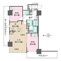 ブランズタワー・ウェリス心斎橋ＳＯＵＴＨ 408