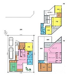 デザイナーズ3階建て2世帯住宅 1