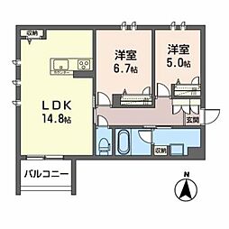 シャーメゾン名取駅西 201