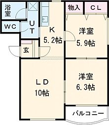 ミヤビタウンC棟 302