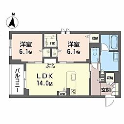 シャーメゾンステージ筑摩 208