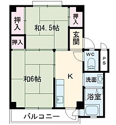 ビレッジハウス国分1号棟 107