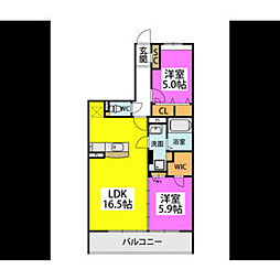 (仮称)プレアL河東 A-303