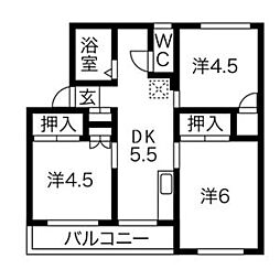 ヴィラナリー安八II2号棟 214