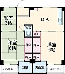 ビレッジハウス宮の前6号棟 302