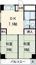 レジデンス鶴美 7B