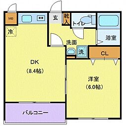 ベルシティ二本杉 204