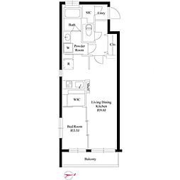 ハーモニーレジデンス新宿四谷 0112A