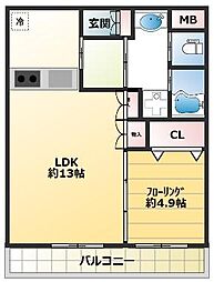 ベルデュール成田幸町 203