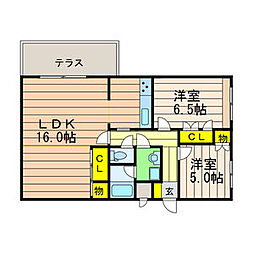 スクエア美濃山Ａ 102