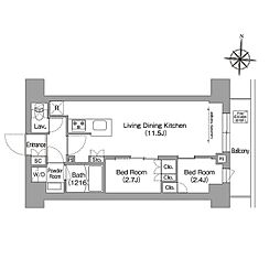 コンフォリア・リヴ南品川 0603