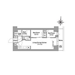 コンフォリア・リヴ南品川 0602