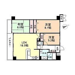 アパガーデンパレスなかしん一号館 811