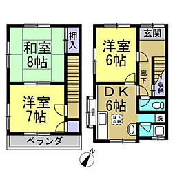 富木島町前田面貸家 1