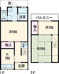 山ノ内池尻町貸家2号 2