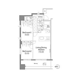 パークハビオ平河町 1306