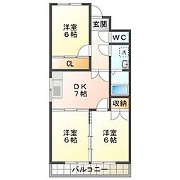エヌタス西河渡　A棟 206