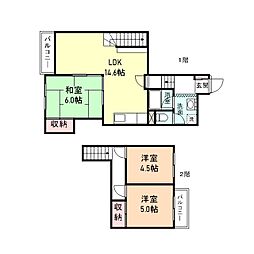 レジデンス徳田 3−Ｂ