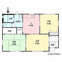 富求誌アパ−ト　Ｅ棟 E0101