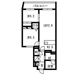 PRIME COURT la foret 平岸(プライムコートラフォーレ平岸) 202