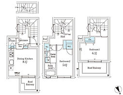 ＡＧＲＡＴＩＯ　ＴＥＲＲＡＣＥ　恵比寿（アグレシオ　テラス 211
