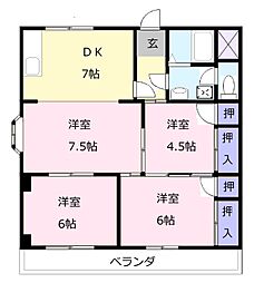 ガーデンヒルズ1号館 101