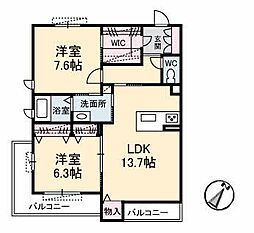 ラ・スリーズガーデン　Ａ棟 305
