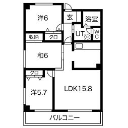ライフ第5マンション大平台 202