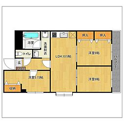 パープルハイツ大野 206