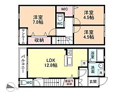 ナチュラルヴィレッジ町村II A棟 A3