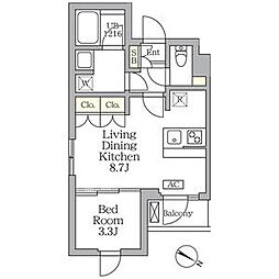 アジールコート三宿テラス 216