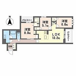 エクレール　ヴェール　シャーメゾン西院 201