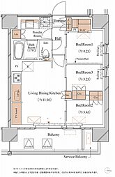 ブランシエスタ木場 711