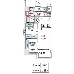 スプランディッド弁天町WEST 406