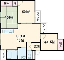 ハイツリバーサイド 2D