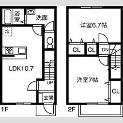 MAISONETTE LAND 川島松倉　Ａ 102