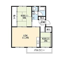 ＵＲ　泉南一丘団地　24棟 305