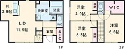 板倉3丁目戸建借家 1
