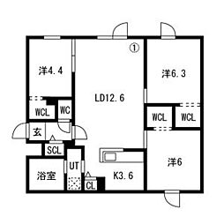 Hills Sapporo VI　(読み:ヒルズサッポロシックス) 301