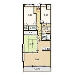 プラザハイツ二ツ屋Ｄ棟 407