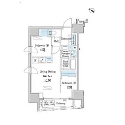 デュオフラッツ日本橋水天宮 1001