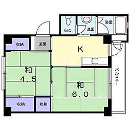 ビレッジハウス南郊1号棟 502