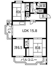 明石大窪住宅4号棟 404